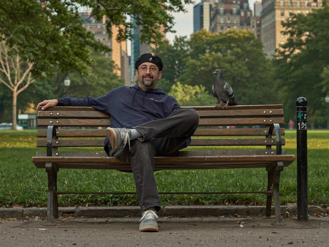 AI professional portrait — outdoor urban