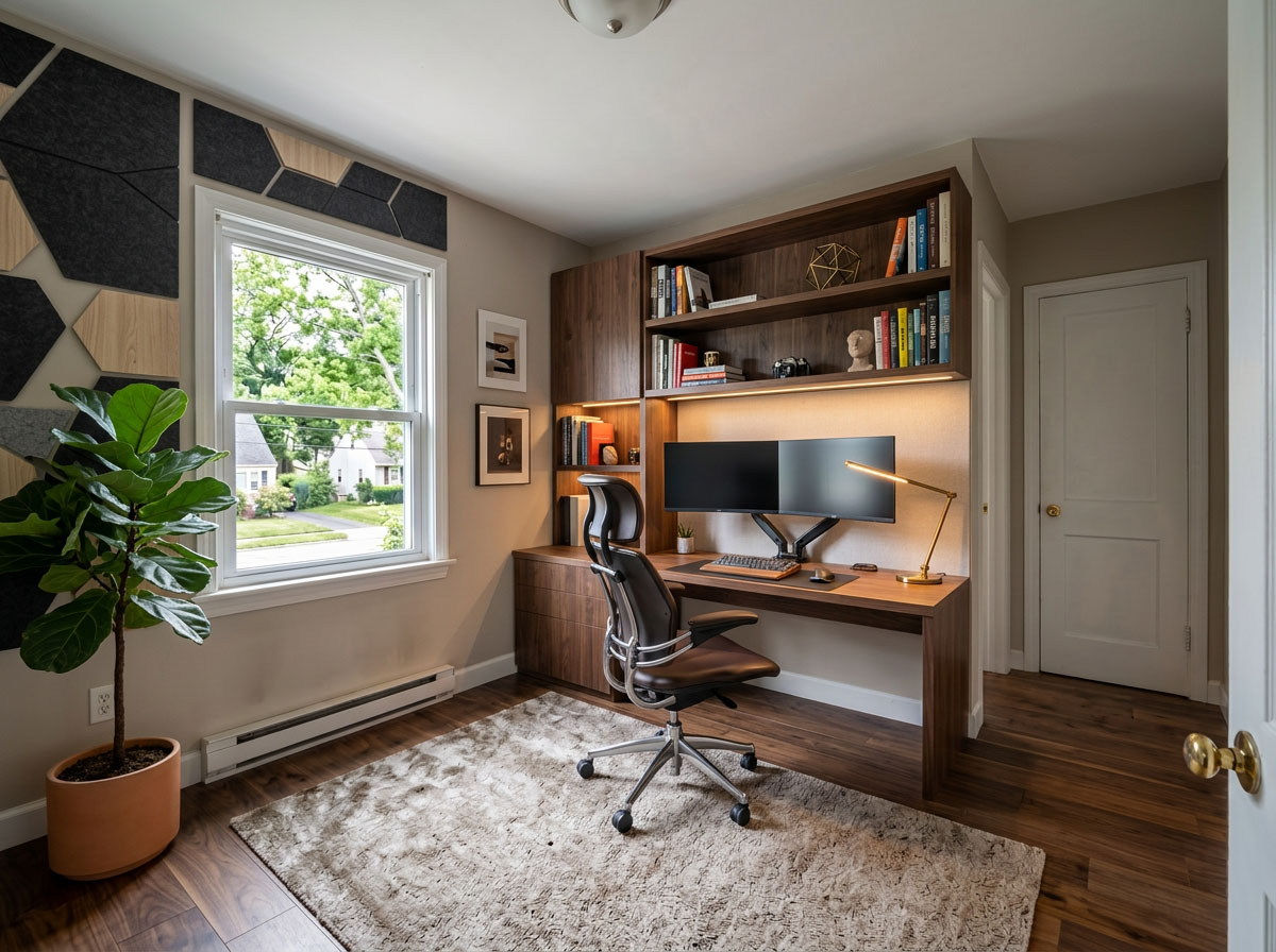 After interior visualization — secondary room concept